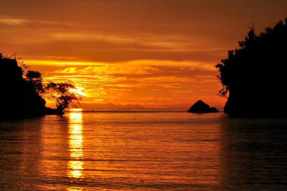 Sunset in Sifa Cottage