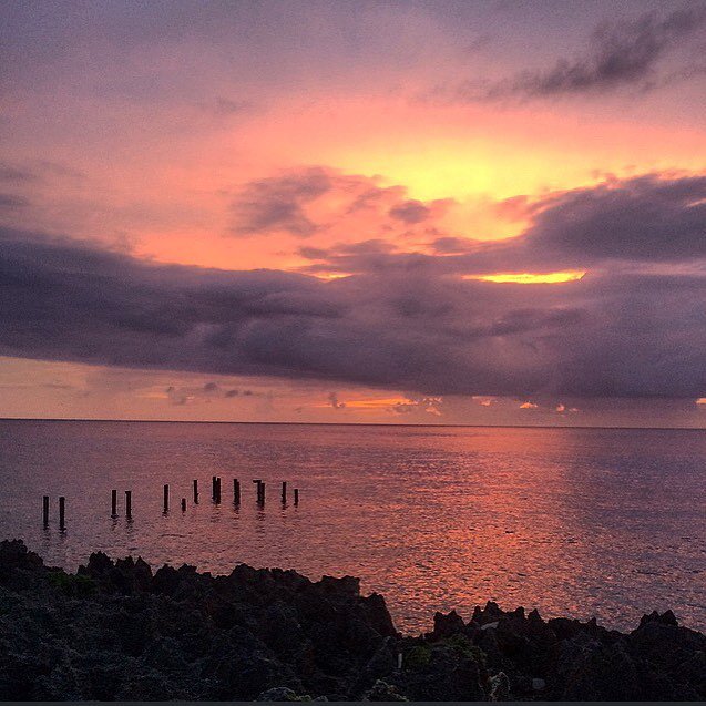 Amazing sunset in San Andrés island (Instagram @xbrianso)